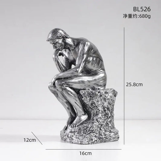 Artistic European Figurine - Elegant Home Decor