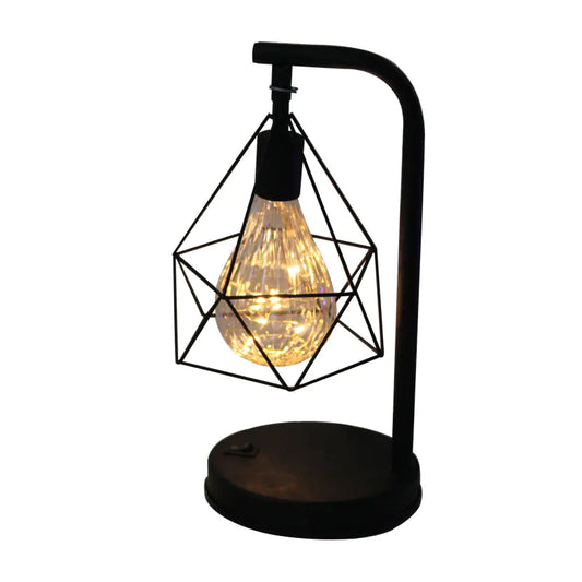 LED Iron Art Table Lamp for Home Decor and Christmas