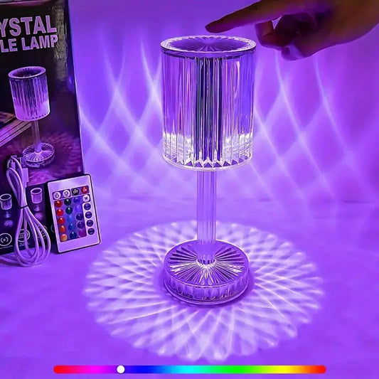 16-Color Ambient Crystal Touch Lamp